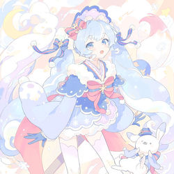 This is a pixiv picture whose title is 【SNOW MIKU 2023】 サブビジュアルイラスト.