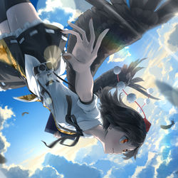 This is a pixiv picture whose title is 初々しい春の風.