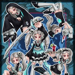 This is a pixiv picture whose title is マリー×5.