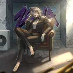This is a pixiv picture whose title is 燕尾服Zoya.