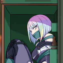 This is a pixiv picture whose title is サイバーパンク.