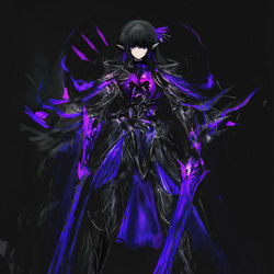 This is a pixiv picture whose title is Amethyst Knight.