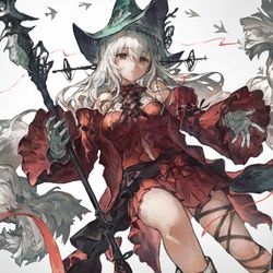 This is a pixiv picture whose title is 濁心スカジ.