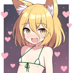This is a pixiv picture whose title is マイクロ水着典ちゃん.