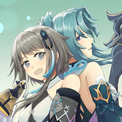 This is a pixiv picture whose title is Guizhong and Madame Ping.