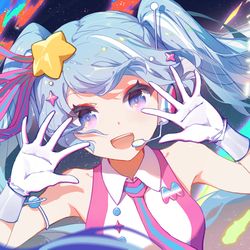 This is a pixiv picture whose title is 魔法を信じていた.