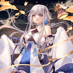 This is a pixiv picture whose title is 帰終.
