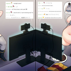 This is a pixiv picture whose title is Fat Girls Can Be Idols Too.