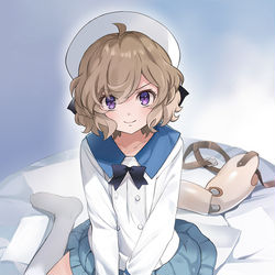 This is a pixiv picture whose title is 義足.