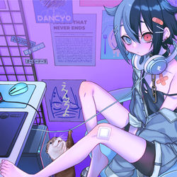 This is a pixiv picture whose title is Overdose.