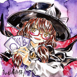 This is a pixiv picture whose title is 宇佐見菫子.