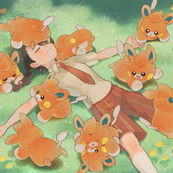 This is a pixiv picture whose title is パモづくし.