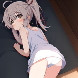 This is a pixiv picture whose title is 【お兄ちゃんはおしまい】身体適応訓練？.