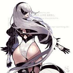 This is a pixiv picture whose title is ロング2Bさん.