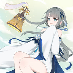 This is a pixiv picture whose title is 归终-仙境别红尘.