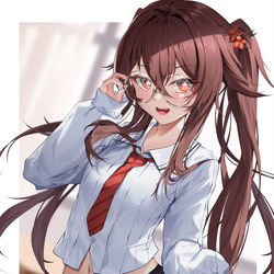 This is a pixiv picture whose title is 胡桃.