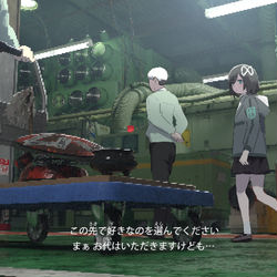 This is a pixiv picture whose title is 相棒と出会った日.