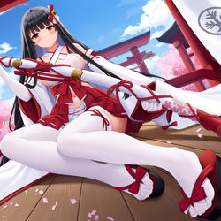 This is a pixiv picture whose title is 神木雨音.
