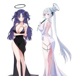 This is a pixiv picture whose title is ドレス ユウカ&ノア.