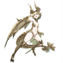 This is a pixiv picture whose title is ドラゴンの娘.