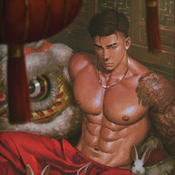 This is a pixiv picture whose title is Lunar new year!.