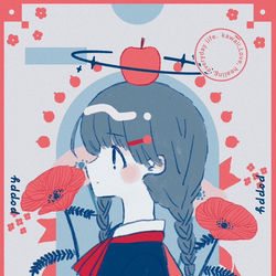 This is a pixiv picture whose title is poppy.