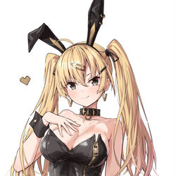 This is a pixiv picture whose title is デカジッパー黒金バニーちゃん.