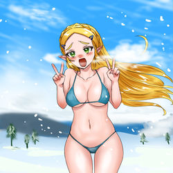 This is a pixiv picture whose title is サムゥイ！！.