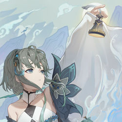 This is a pixiv picture whose title is 余音萦心.