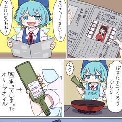 This is a pixiv picture whose title is さいきょーちるのと最強寒波.