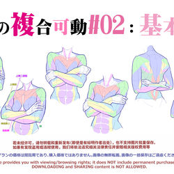 This is a pixiv picture whose title is FANBOXに腕の複合可動②をアップしました（有料版）.