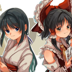 This is a pixiv picture whose title is 巫女さんまとめ.