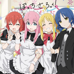 This is a pixiv picture whose title is 結束バンド.