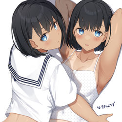 This is a pixiv picture whose title is 【サマータイムレンダ】澪.