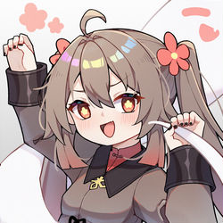 This is a pixiv picture whose title is 饭局最“尊贵”的胡胡胡胡桃！.