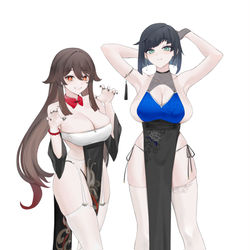 This is a pixiv picture whose title is hutaoyelan.