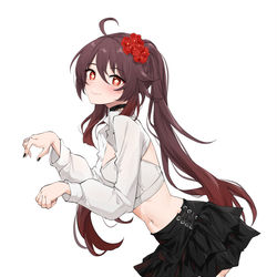 This is a pixiv picture whose title is Hu Tao.