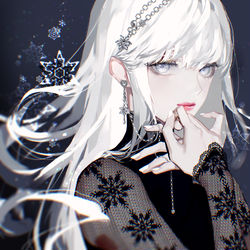 This is a pixiv picture whose title is ❄.