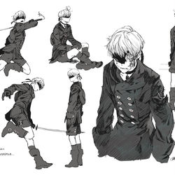 This is a pixiv picture whose title is 9S.