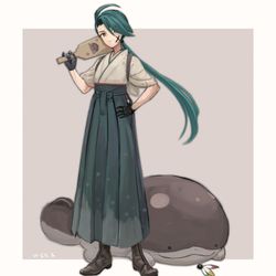 This is a pixiv picture whose title is チリちゃんとドオー.