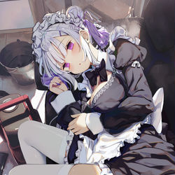 This is a pixiv picture whose title is 一休み。.