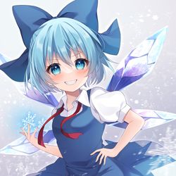 This is a pixiv picture whose title is チルノ.