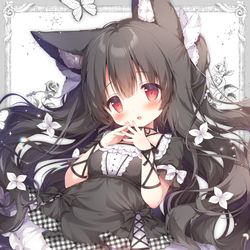 This is a pixiv picture whose title is 🖤.