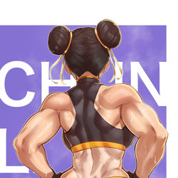 This is a pixiv picture whose title is Chun Li Booty.