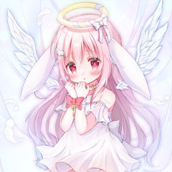 This is a pixiv picture whose title is 囚われの天使🔑.