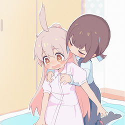 This is a pixiv picture whose title is 偷袭！.
