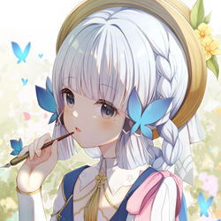 This is a pixiv picture whose title is 綾華.