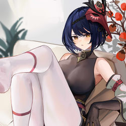 This is a pixiv picture whose title is 九条.