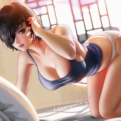 This is a pixiv picture whose title is Himeno.