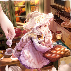 This is a pixiv picture whose title is パンが焼けたよー！🍞.